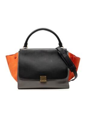 Celine Tricolor Trapeze Bag Leather #327128C76B